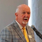 Dr. Marrow speaks at a church banquet event